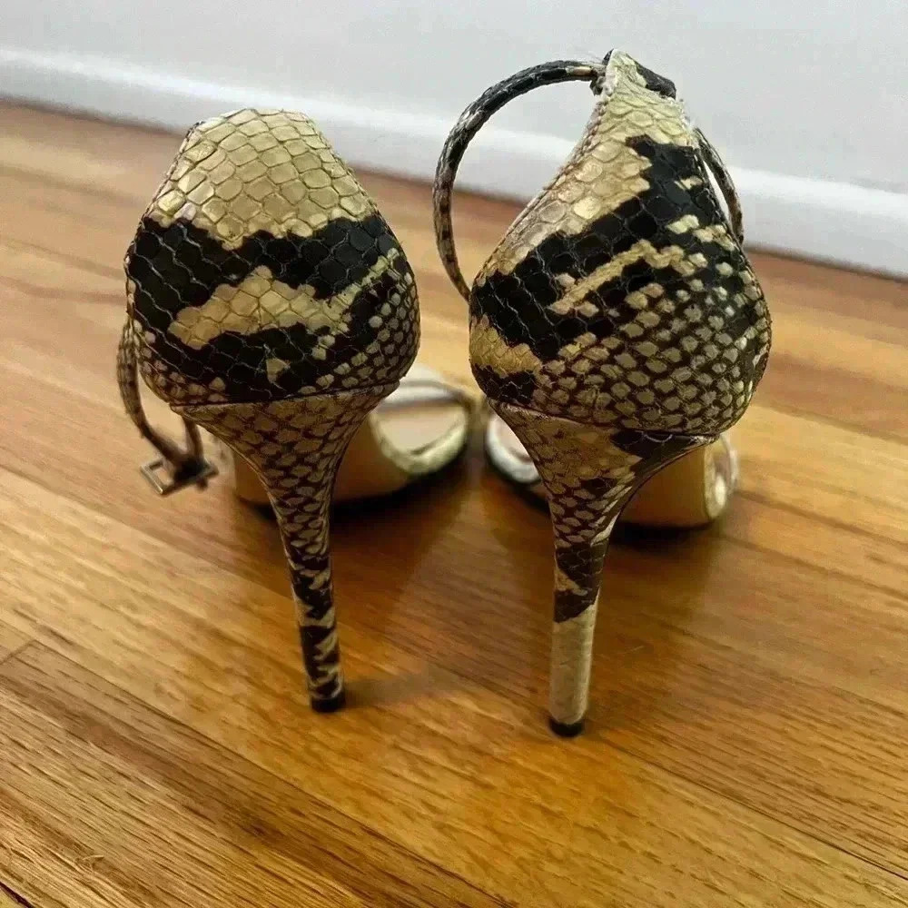 M.Gemi Snakeskin high-heeled Size 7 - Picture 4 of 6